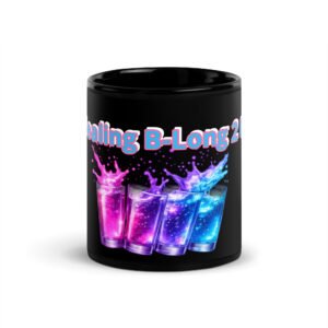 Healing B-Long 2 U Mug – STJ Splash Design | Bold Black Affirmation Coffee Mug