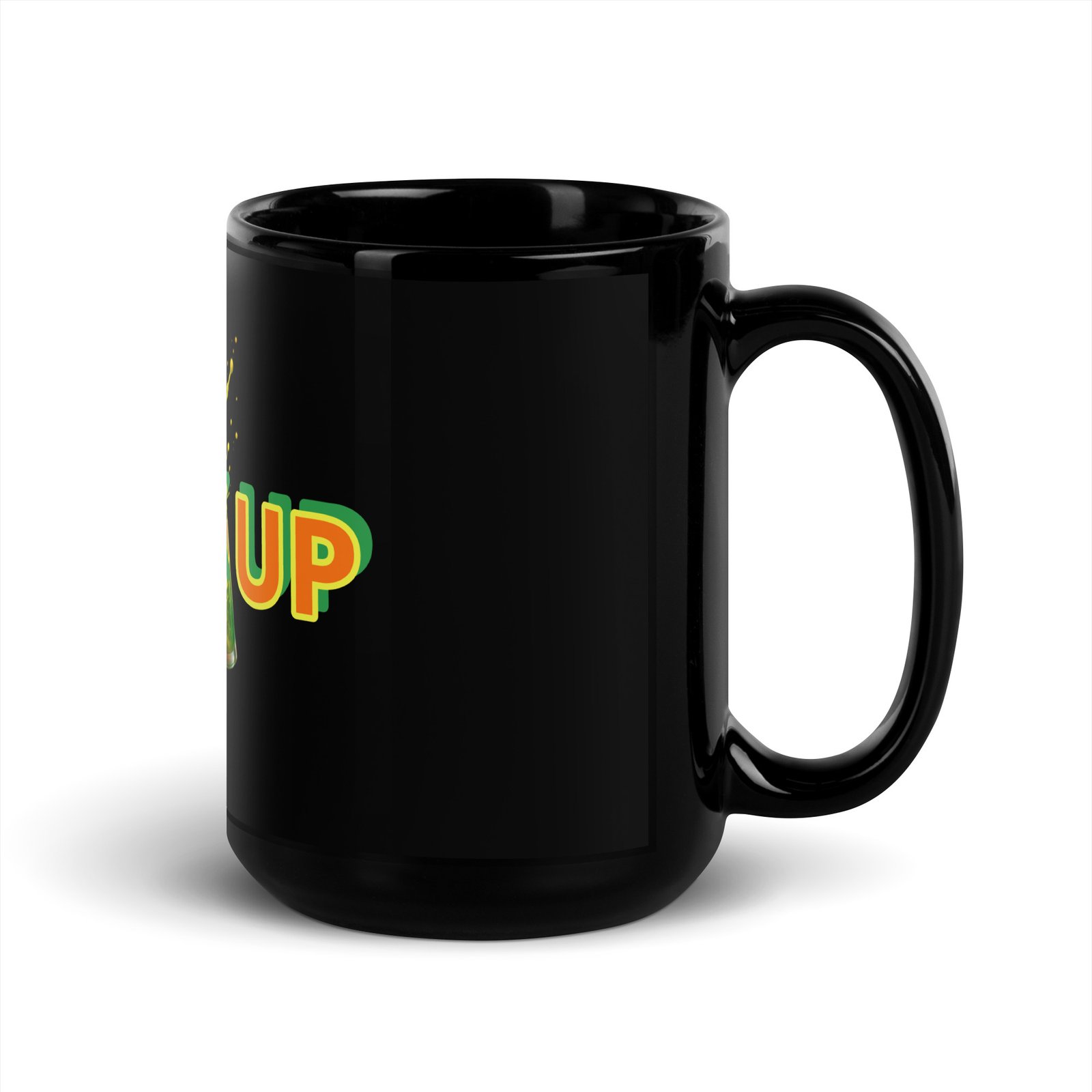 Speak Up Mug – STJ Splash Design | Bold Black Statement Coffee Mug - Image 4