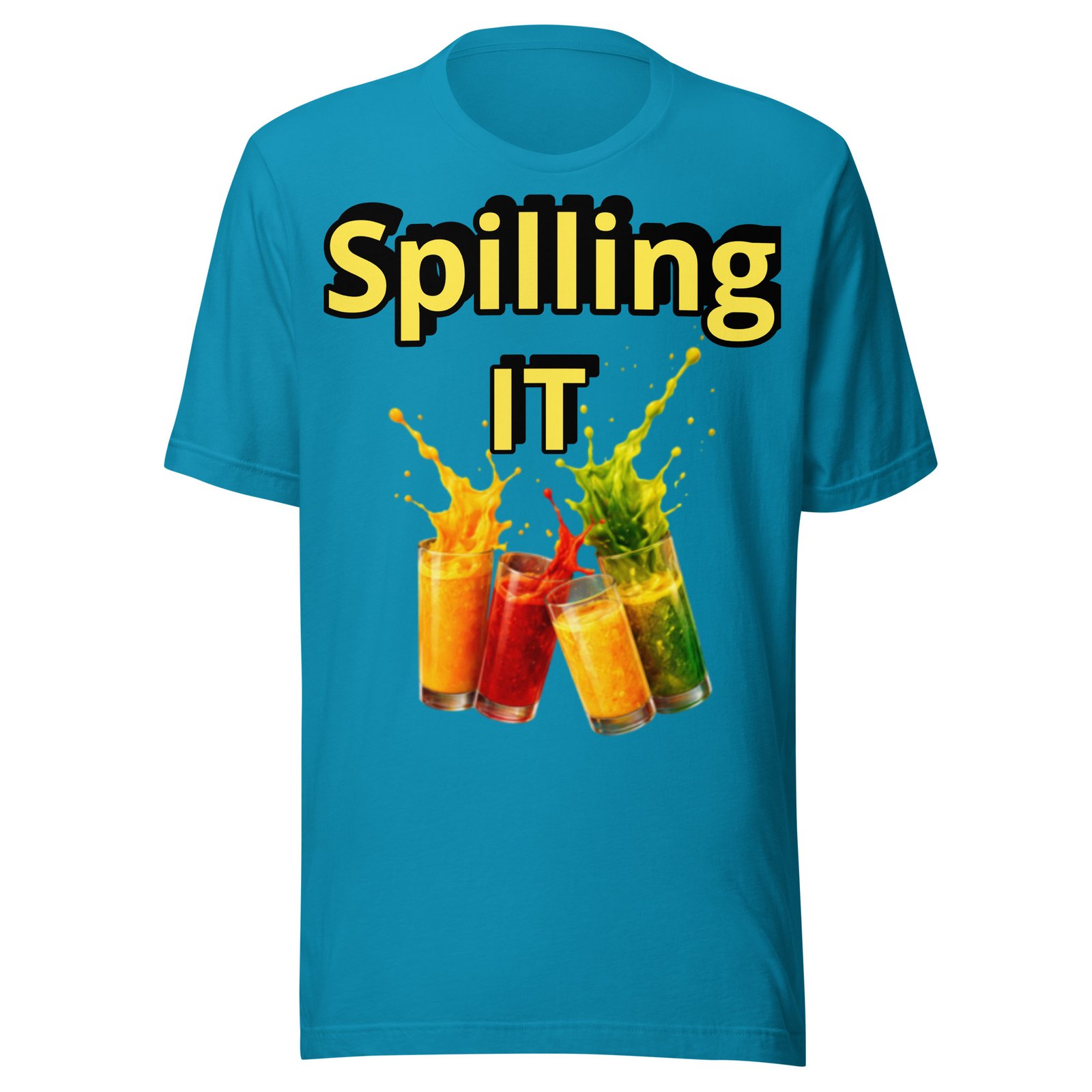 Spilling It Graphic T-Shirt – Bold Juice Splash Tee | STJ Merch - Image 3