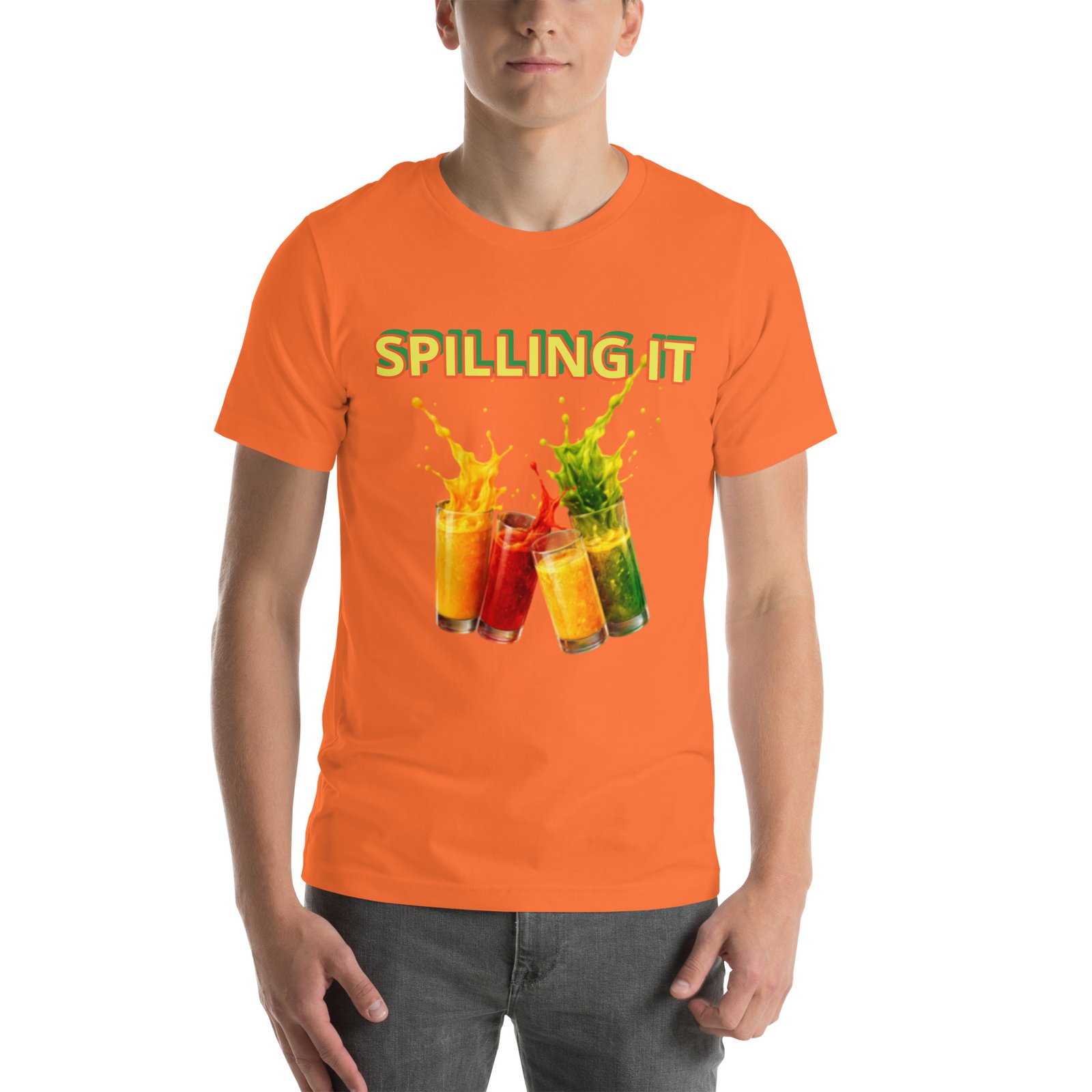 Spilling It Graphic T-Shirt – Bold Juice Splash Tee | STJ Merch - Image 3