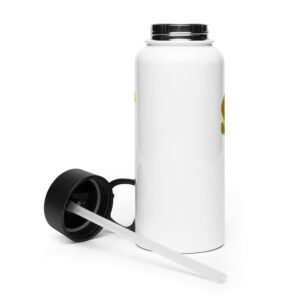Spill It Stainless Steel Water Bottle – 32oz Straw Lid | STJ Collection