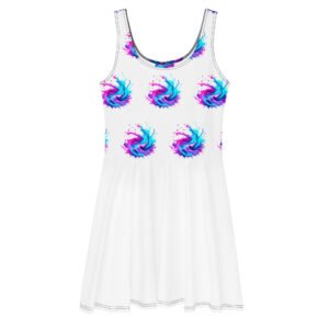 STJ Splash Wave Skater  Dress